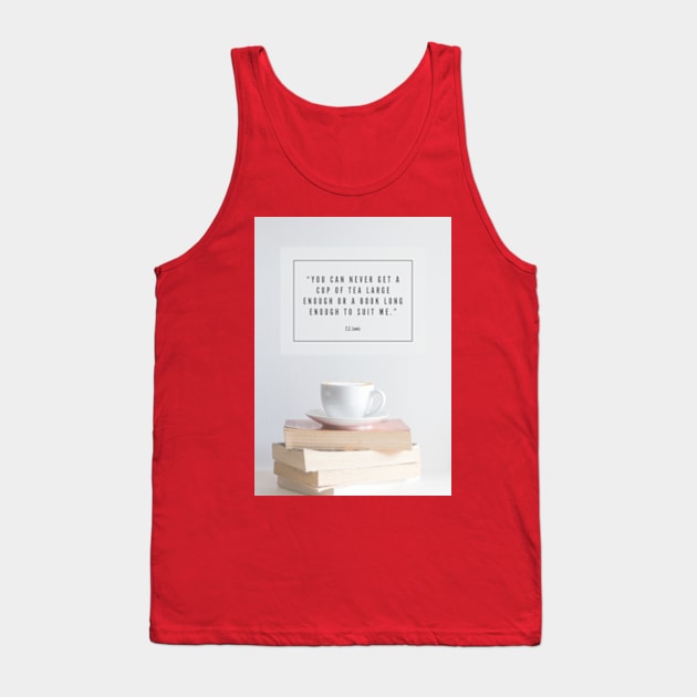 Tea and book Tank Top by missguiguitte